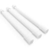 Camco 17" RV Refrigerator Bar | Holds Food and Drinks in Place During Travel and Helps Stop Messy Spills | Spring Loaded | 10-inches to 17-inches | White (3 Pack) (44063) 6 61kBFJx48RL
