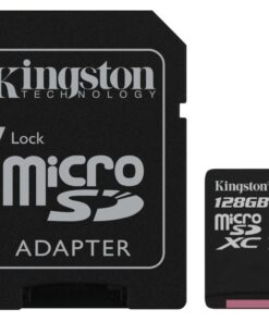 Kingston Canvas Select 128GB microSDHC Class 10 microSD Memory Card UHS-I 80MB/s R Flash Memory Card with Adapter (SDCS/128GB) microSD Card 0 Count (Pack of 1) 9 61kC4ctzgiL