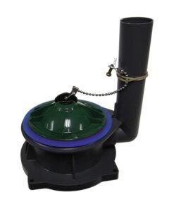 American Standard 3280.040-0070A 4-Inch Flush Valve Assembly for Champion One Piece Toilets, Black 10 61kC7He9mtL