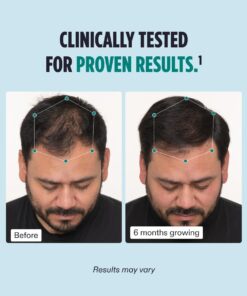 Nutrafol Men's Hair Growth Supplements, Clinically Tested for Visibly Thicker Hair and Scalp Coverage, Dermatologist Recommended - 1 Month Supply 35 61kEb7w4CrL
