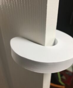 Wittle Door Pinch Guard - 4pk. Baby Proofing Doors Made Easy with Soft Yet Durable Foam Door Stopper. Prevents Finger Pinch Injuries, Slamming Doors, and Child or Pet from Getting Locked in Room 4 Pack 40 61kFtrofGsL