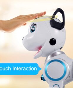 fisca Remote Control Robotic Dog RC Interactive Intelligent Walking Dancing Programmable Robot Puppy Toy Electronic Pets with Light and Sound for Kids Boys Girls Age 6, 7, 8, 9, 10 and Up Years Old 17 61kHEtaQD2L