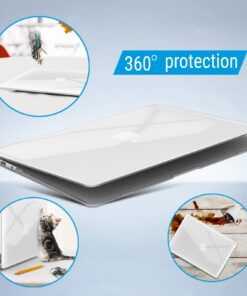 IBENZER Compatible with Old Version MacBook Air 13 Inch Case (2010-2017 Release). Models: A1466 / A1369, Plastic Hard Shell Case with Keyboard Cover for Mac Air 13, Crystal Clear, A13CYCL+1 For Macbook Air 13'' A1466/A1369 34 61kIS0v1l8L