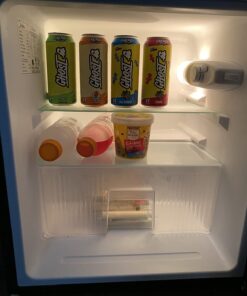 Midea WHD-113FB1 Double Door Mini Fridge with Freezer for Bedroom Office or Dorm with Adjustable Remove Glass Shelves Compact Refrigerator, 3.1 cu ft, Black 49 61kLMSGIgXL