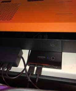 UGREEN USB Switch Selector 2 Computers Sharing 4 USB Devices USB 2.0 Peripheral Switcher Box Hub for Mouse Keyboard Scanner Printer PCs with One-Button Swapping and 2 Pack USB A to A Cable 73 61kNUk3Dj L