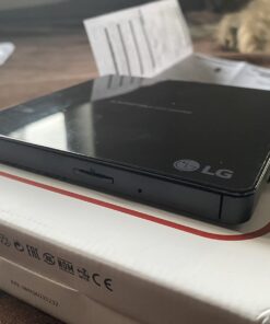 LG GP65NB60 8X USB 2.0 Super Multi Ultra Slim Portable DVD Writer Drive +/-RW External Drive with M-DISC Support - Black 37 61kS8TSESnL