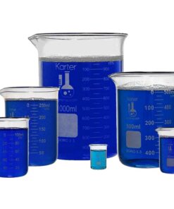 Karter Scientific, 3.3 Boro, Griffin Low Form, Glass Beaker Set - 6 Sizes - 10ml, 50ml, 100ml, 250ml, 500ml, 1000ml 23 61kSNJUruQL 1