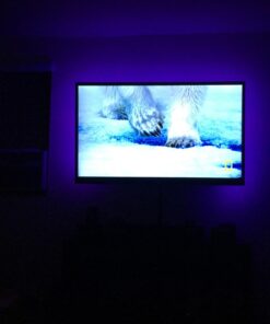 Tv Led Backlight, Maylit 8.2ft Led Strip Lights for 40-60in Tv, USB Powered Tv Lights kit with Remote, RGB Bias Lighting for Room Decor RGB (Remote Control) 8.2FT for 40''-60'' TV 45 61kSkFisT4L