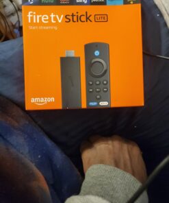 Amazon Fire TV Stick Lite, free and live TV, Alexa Voice Remote Lite, smart home controls, HD streaming 32 61kTai89ACL