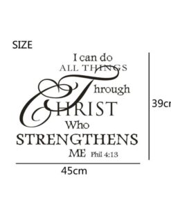 OVERMAL Decor,1PC Removable Art Vinyl Mural Wall Stickers Wall Decal Room Home Decor (I can do) (I can do) 14 61kU0Aw2v3L