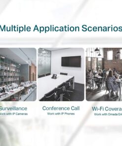 TP-Link TL-SG1005P, 5 Port Gigabit PoE Switch, 4 PoE+ Ports @65W, Desktop, Plug & Play, Sturdy Metal w/ Shielded Ports, Fanless, QoS & IGMP Snooping,black 5 Port w/ 4-Port PoE+ 22 61kVENFcgL 1