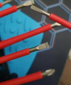 Wera - 5006145001 Kraftform Plus 160i/6 Insulated Professional Screwdriver Set, 6-Piece Multicolor 75 61kVwIkK67L