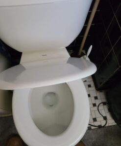 Soft Close Toilet Seat Round with Lid BR500-00 White, Comfortable, Durable, Sturdy, Stain-Resistant and Easy to Clean, Fits All Toilet Brands, Executive Series by Bath Royale Round Heavy-Duty 29 61kW4l8ejsL