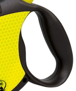Alternative view of Flexi Neon Retractable Dog Leash (Cord) 16 ft, Medium, Black/Neon Yellow