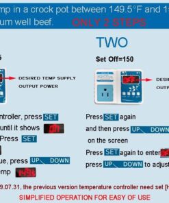 WILLHI WH1436A 10A Temperature Controller 110V Digital Thermostat Switch Sous Vide Controller NTC 10K Sensor Improved Version 33 61kXWGCFy8L