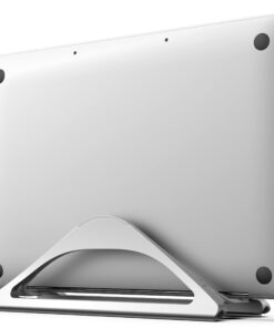 HumanCentric Vertical Laptop Stand for Desks (Silver) | Adjustable Holder to Dock Apple MacBook, MacBook Pro, and Other Laptops to Organize Work & Home Office Silver 33 61kZZ6fQ49L 3