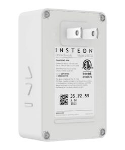 Insteon Smart Lamp Dimmer Plug-in Module, 2-Pin, 2457D2 - Insteon Hub required for voice control with Alexa & Google Assistant Dimmer Plug In Module 18 61kaiY6ZPaL