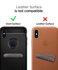 Spigen U100 Universal Kickstand Compatible with Any Cellphone - Black (US Patent Pending) 41 61kal62PXzL