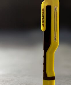 Cliplight Clipstrip 140 Lumen LED Pocket Flashlight with Magnetic Swivel Clip&Chip-On-Board LED Technology for Toolbox, Glovebox,Purse,Kitchen Drawer & Survival Kit, Batteries Included,Black & Yellow Clipstrip 1 16 61kasyMWWzL