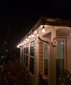 20 Pack S14 Clear Bulbs 11 Watt Warm Replacement Incandescent Glass Light Bulbs with E26 Medium Base for Indoor and Outdoor Commercial Grade Outdoor Patio Vintage String Lights 24 61kcSqfaRqL