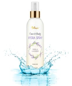 Deluvia Hydra Spray, Moisturizing Body Spray and Face Mist with Essential Oils, Organic Aloe Vera, Dead Sea Salts, Provitamin A, Vitamin C. Alcohol Free, Paraben Free. (Vanilla Lavender) Vanilla Lavender 16 61kgL14FvLL