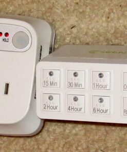 BN-LINK Indoor Countdown Timer with Repeat Function, Heavy Duty Accurate Compact Size for Charger Vacation Security, 3-Prong Grounded Outlet, 15A/1875W ½ HP ETL Listed 31 61kgOLzDKtL