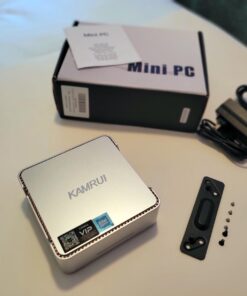 KAMRUI GK3 Plus Mini PC 16GB RAM 512GB M.2 SSD, Intel 12th Alder Lake N95 (up to 3.4GHz) Micro PC, 2.5''SSD, Gigabit Ethernet, 4K UHD, WiFi, BT, VESA/Home/Business Mini Desktop Computer 16GB+512GB/Intel Alder Lake N95 54 61kgQ6CQUIL