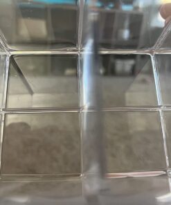 STORi 5-Compartment Clear Plastic Organizer | Rectangular Divided Makeup and Vanity Storage Bin and Office Desk Caddy | Scalloped Wall Design | Made in USA 41 61kgXMrQZuL