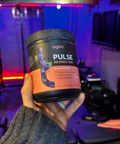 LEGION Pulse Pre Workout Supplement - All Natural Nitric Oxide Preworkout Drink to Boost Energy, Creatine Free, Naturally Sweetened, Beta Alanine, Citrulline, Alpha GPC (Blue Raspberry) Blue Raspberry 25 61kik0Ly1WL