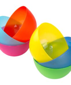 6 Pc Fun Multi-Colored BPA-Free Bowls - Cereal Fruit or Soup Bowl 11 61klg8QS65L