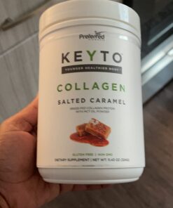 Keto Collagen Protein Powder with MCT Oil – Keto and Paleo Friendly Grass Fed and Pasture Raised Hydrolyzed Collagen Peptides – Fits Low Carb Diet and Keto Snacks – KEYTO Chocolate Flavor 37 61ko7PVIHML