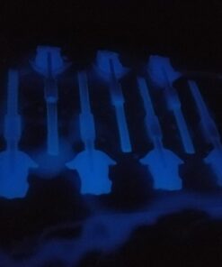 Glow in The Dark Pigment Powder - Neutral and Fluorescent Color for Art Painting, Fine Art, Nail Art Paint, Crafts - Non-Toxic, Long Lasting 10+ Color Options - Neutral Sky Blue (60 Grams) 60 Grams 48 61korEkHjfL