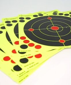 Splatterburst Targets - 8 inch Stick & Splatter Self Adhesive Shooting Targets - Gun - Rifle - Pistol - Airsoft - BB Gun - Pellet Gun - Air Rifle - Made in USA 25 pack 24 61krEr4H vL 1