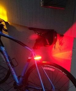 BLITZU 2023 Cyborg 168H Bike Headlight or 168T Tail Light USB Rechargeable LED Bicycle Lights Set Front Back Night Riding, Cycling Safety Reflector Accessories 168t (Rear Bike Light) 31 61ksCaUhAL