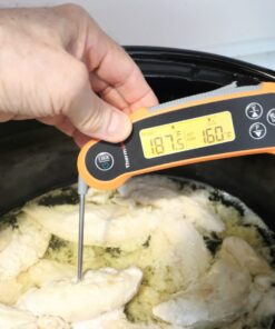 ThermoPro TP710 Instant Read Meat Thermometer Digital for Cooking, 2-in-1 Waterproof Kitchen Food Thermometer with Dual Probes and Dual Temperature Display for Oven, Grilling, Smoker & BBQ Upgrade 53 61kt8J3uDGL