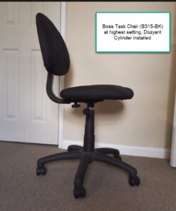 DOZYANT Gas Lift Cylinder Replacement,Hydraulic Pneumatic Shock Piston Heavy Duty (450 lbs) Universal Size Fits Most Executive Office Chairs, Highest End Class 4 Black 59 61kvD69w ZL