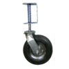 Shepherd Hardware 9798 8-Inch Pneumatic Spring-Loaded Gate Caster, 200-lb Load Capacity and Universal Mount,Black Black 53 61kxJfqZy5L