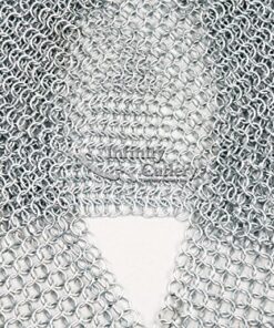 Chain Mail Haulberk Long Shirt w/ Head Coif Knight Armor SCA 8 61ky8UbCPXL