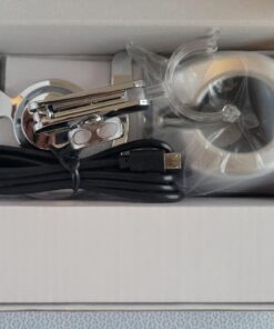 Wireless Digital Microscope, Skybasic 50X-1000X Magnification WiFi Portable Handheld Microscopes with Adjustable Stand HD USB Microscope Camera Compatible with iPhone Android iPad Windows Mac Computer Black 50 61l0pkNTblL