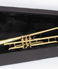 Queen Brass Trombone Bb Pitch Finish Brass Made W/Case+Mp Gold 4 61l1a9Wy6BL