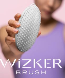 Alternative view of WIZKER Exfoliating Brush: Ingrown Hair Prevention, Razor Bump Treatment | Original Extra-Strength Bristle Exfoliator for Face, Body, Leg, Bikini | Shaving and Waxing Solution | Bath Shower Waterproof