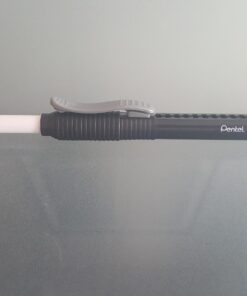 Pentel® Clic Erasers®, 5", Assorted Barrel Colors, Pack Of 3 Black / Blue 1 Pack of 3 ZE21BP3-K6 24 61l2VEY3g1L