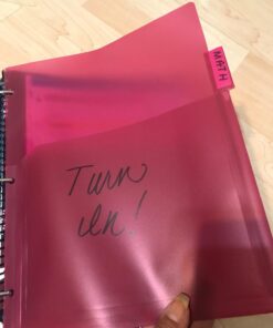 Cardinal Expanding Plastic Binder Dividers, Flexible Front Pockets Expand 1/4", 5-Tab, Insertable Multicolor Tabs, Letter Size, 1 Set (84012CB) 21 61l3YfpdARL