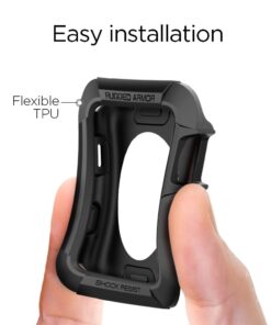 Spigen Rugged Armor Designed for Apple Watch Case for 42mm Series 3/Series 2/1/Original (2015) - Black 41 61l3dtJiNL