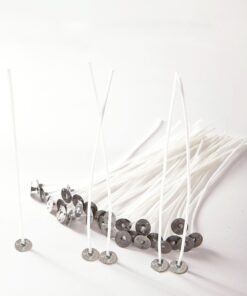 EricX Light 100 Piece Cotton Candle Wick 6" Pre-Waxed for Candle Making,Candle DIY 24 61lBBD5iBVL