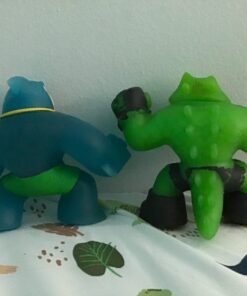 Heroes of Goo Jit Zu - 2 Pack of Glow in The Dark Action Figures, Thrash Vs Rockjaw Glow In The Dark Thrash Vs Rockjaw 41 61lD4KuLAL