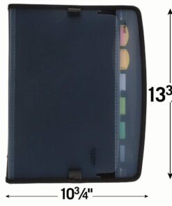 Five Star 7 Pocket Expanding File Organizer, Plastic Expandable File Folders with Customizable Tabs & Clear Cover, Holds 11" x 8-1/2", Zipper Closure, Color Will Vary (35170) *Color Will Vary 13 61lGVumzRfL