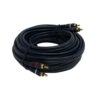 iMBAPrice 2RCA Male to 2RCA Male Home Theater Audio Cable - 25 Feet - Black 2-RCA to 2-RCA