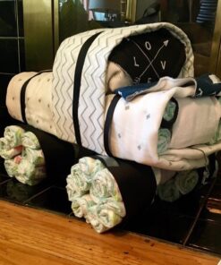 Ziggy Baby Muslin Baby Swaddle Blankets - 3 Pack - Gender Neutral for Boys and Girls - Chevron, Arrow, Cross, Grey/White (47x47) Grey-white 43 61lGvKHELJL