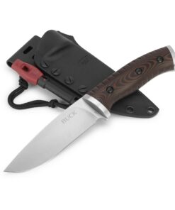 Alternative view of Buck Knives 0863BRS Selkirk Fixed Blade Knife with Fire Striker and Nylon Sheath,Brown